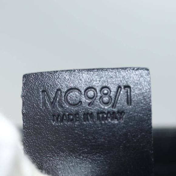 CELINE Hand Bag Leather Black Auth 77841 - Picture 12 of 16